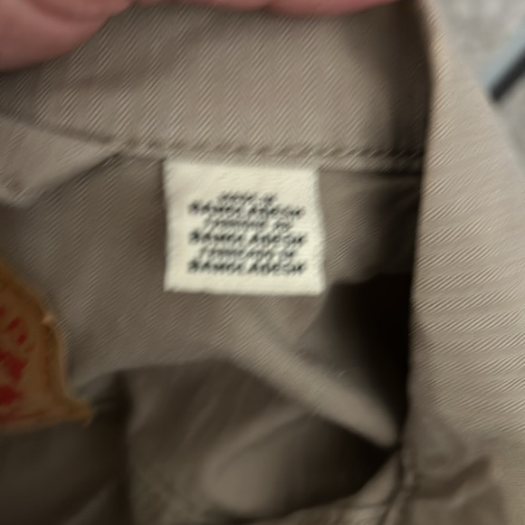 Men’s Levi tan Jean jacket size large measurements are 24 ptp new - Picture 4 of 8